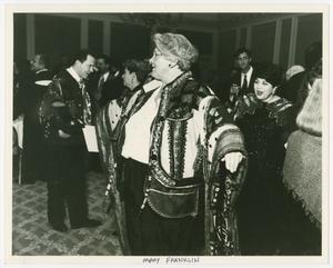 [Photograph of Mary Franklin at an event]