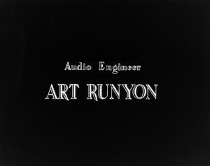 [Audio Engineer Art Runyon slide]