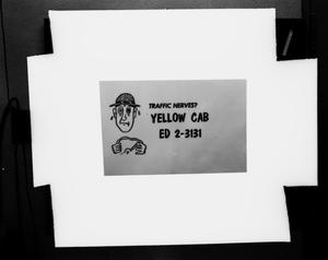 [Yellow Cab advertisement]