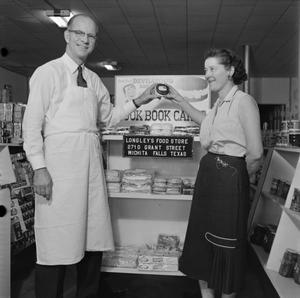[Cook Book Cake at Longley's Food Store]