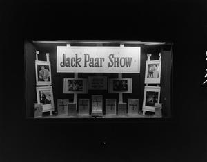 [Jack Paar Show window display]