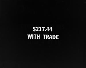[$217.44 with trade slide]