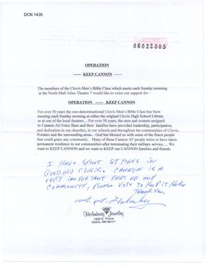 Letter from Holmberg to the Commission