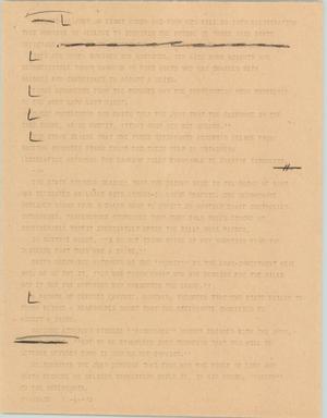 Primary view of object titled '[News Script: Mutscher trial update]'.