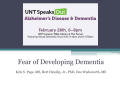 Thumbnail image of item number 1 in: 'Fear of Developing Dementia'.