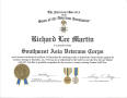 Primary view of [Certificate of Patriotism, Richard Lee Martin]