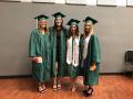 Photograph: [Courtney Parrish and friends at graduation]