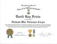 Thumbnail image of item number 1 in: '[Certificate of Patriotism, David Ray Friels]'.