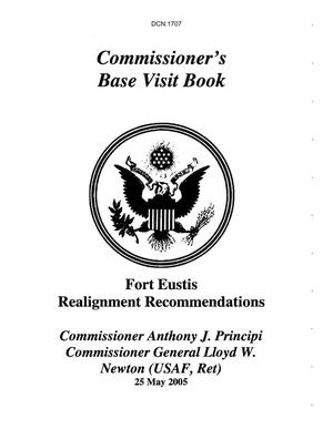 Commissioner's Base Briefing Book - Ft Eustis Realignment Recommendations