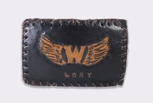 [Leather patch for Flying W club]