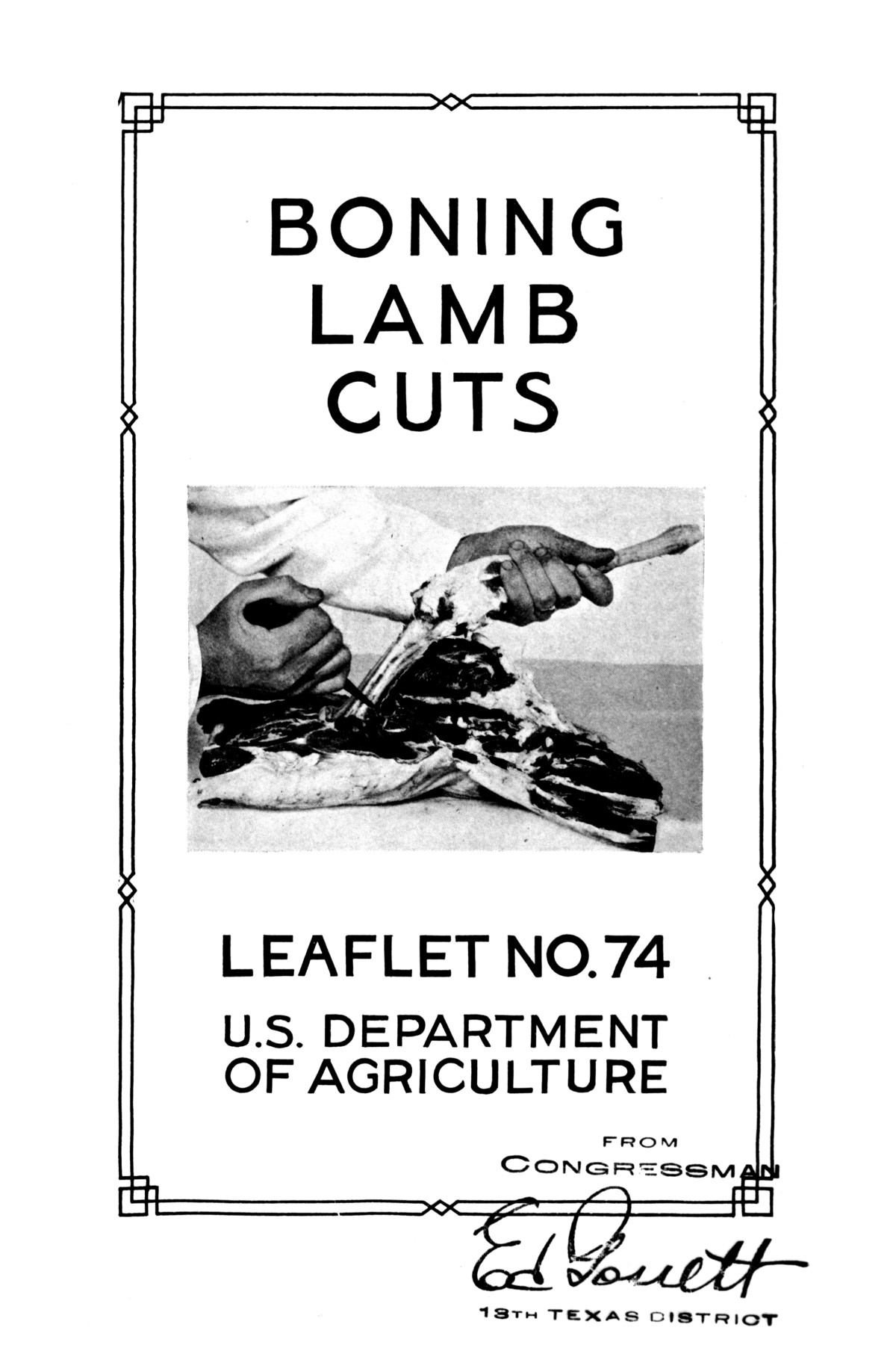 Boning Lamb Cuts.
                                                
                                                    1
                                                
