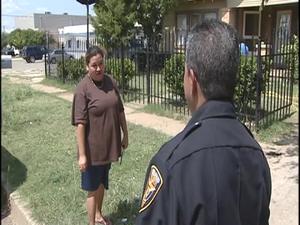 [News Clip: Fort Worth police department Spanish signs]