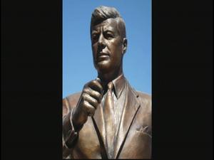 [News Clip: JFK statue in Fort Worth]