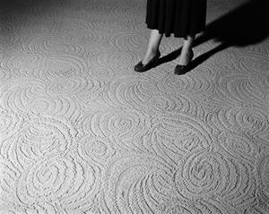 [Photo of spiral carpet]