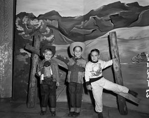 [Photo of three children on the Ann Alden Show]
