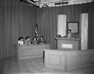 Primary view of object titled '[Photograph of youth court]'.