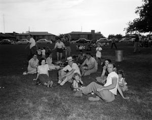 [Photograph of people at WBAP picnic]