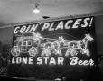 Photograph: [Advertising for Lone Star Beer sign]