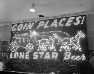 [Photo of Lone Star Beer sign]