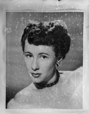 Primary view of object titled '[Photograph of Ann Alden portrait]'.