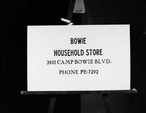 [Slide for Bowie Household Store]
