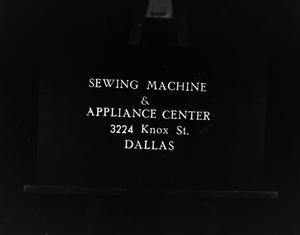 [Sewing machine and appliance center slides]