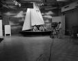 Photograph: [Sailboat set in the WBAP studio]