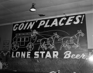 [Photograph of Lone Star Beer sign]