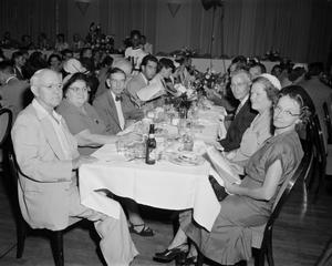 [Guests at a Star Telegram banquet]
