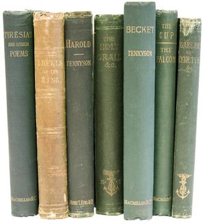 [Spines of Tennyson's works]