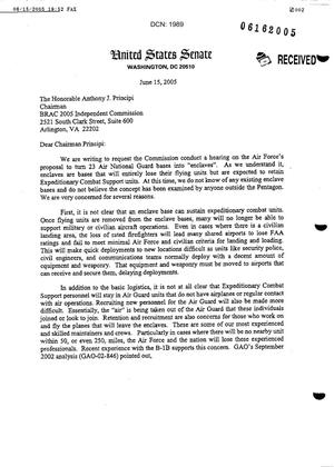 letter commission hearing proposal request regarding library senators enclaves af re unt digital legal brac documents 2005 site series ark