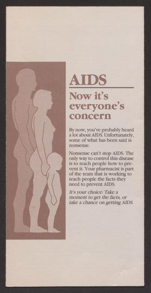 Primary view of object titled 'AIDS: Now it's everyone's concern'.