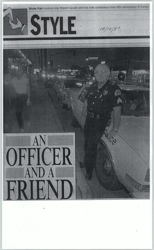 [Clipping: An Officer and a Friend]