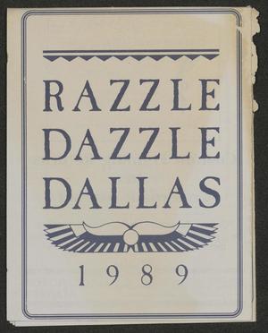 [Invitation for Razzle Dazzle Dallas, 1989]