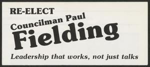 [Paul Fielding promotional pamphlet]