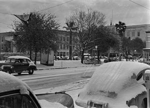 [Photograph of San Antonio in the snow]