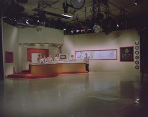 [Photograph of new set with all anchor team, 3]
