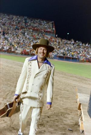 [Hank Williams Jr. at WBAP's Country Gold 1974 anniversary event]