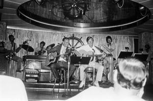 [Bill Mack and Don Day performing on a cruise ship]
