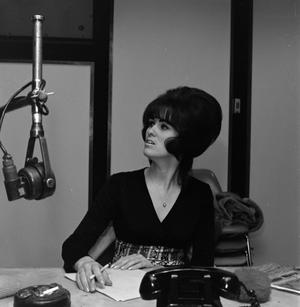 [Darla Stanfield in a radio booth]