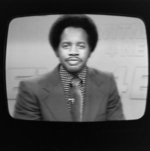 Primary view of object titled '[A reporter on Eyewitness News]'.