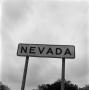 Photograph: [Road sign for Nevada]