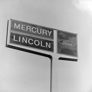 [Mercury Lincoln Ford sign, 2]
