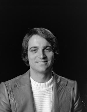 Primary view of object titled '[Doug Vair portrait at KXAS]'.