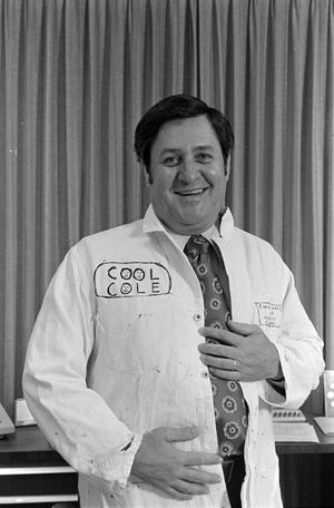 [Portrait of Larry Cole in a lab coat]