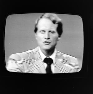 [An unidentified man on television]