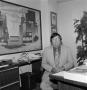 Photograph: [Curly Broyles in an office]