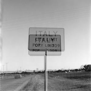 [Italy city limit]