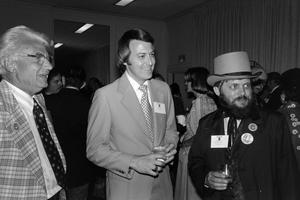 [Frank Healer and others at KXAS Party]