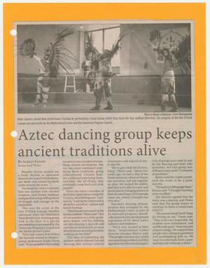 [Clipping: Aztec dancing group keeps ancient traditions alive]